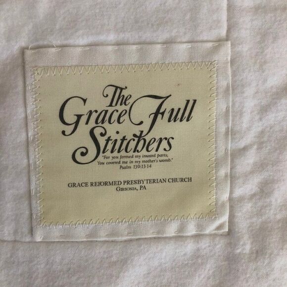 Handmade Kids Quilt 12 Months Embroidery Calendar Vintage Theme - Picture 8 of 8